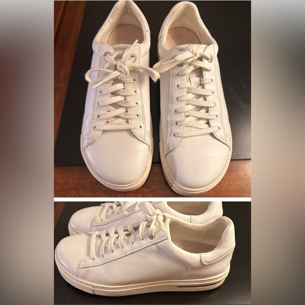 Birkenstock tennis shoes, still in really good condition.